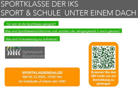 Infoabend neue Sportklasse an der IKS